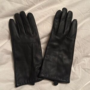 Women’s Leather Gloves, Black